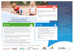 Vacature leerkrachten onderbouw